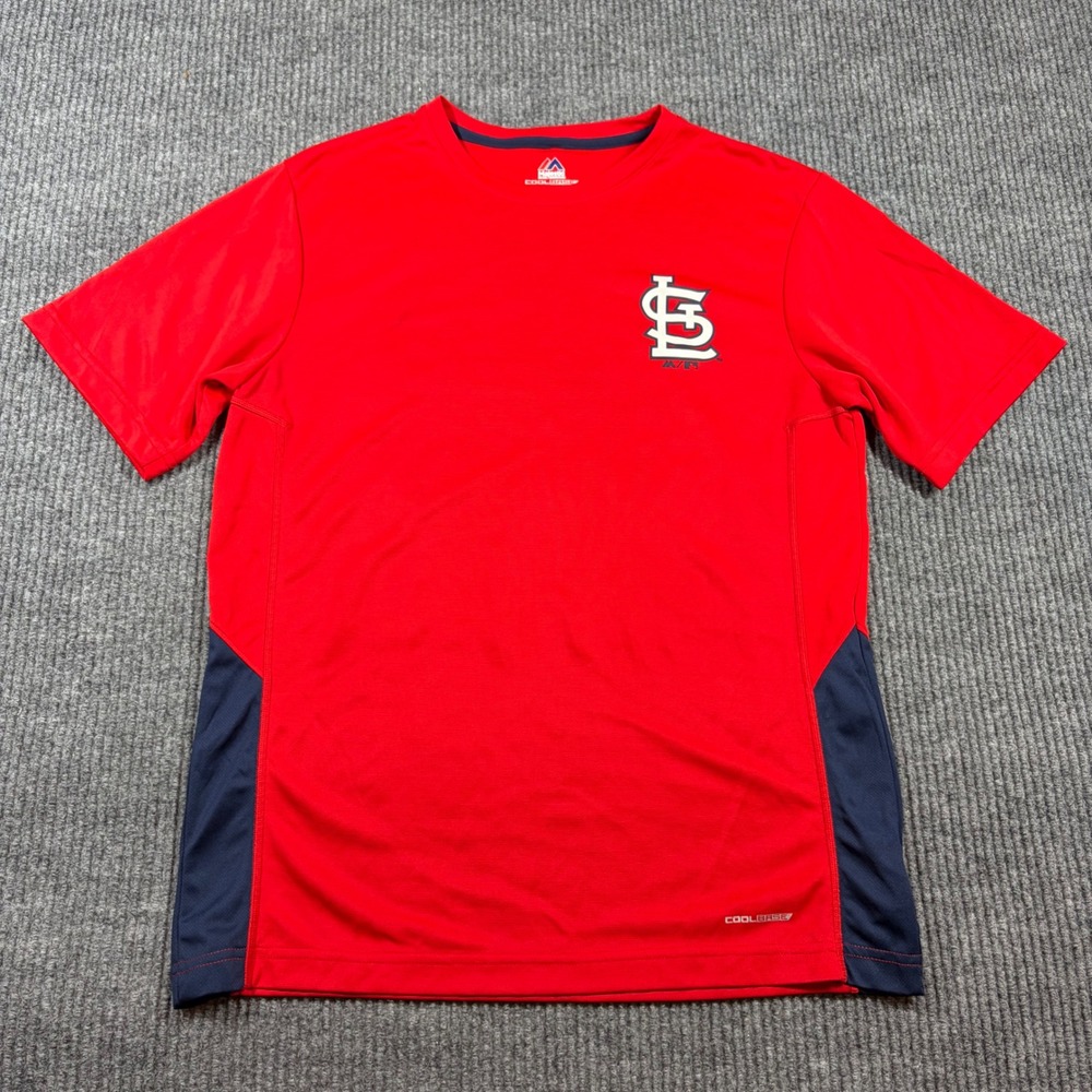 Majestic Shirt Men's M St Louis Cardinals‎ Red Cool Base MLB Performance